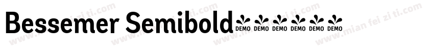 Bessemer Semibold字体转换